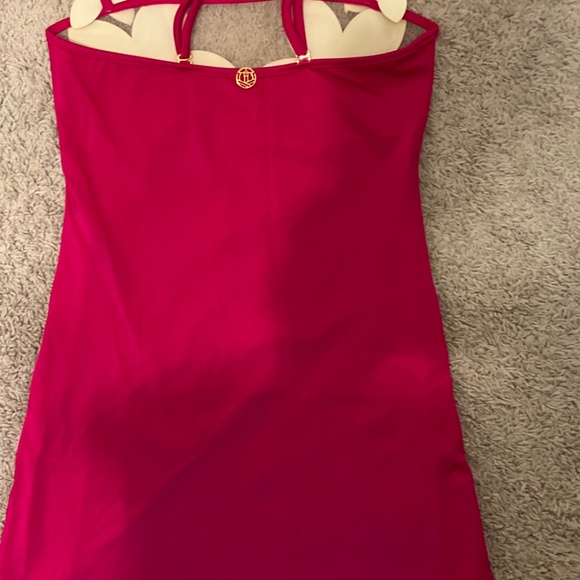 Bahia Maria x Anthropologie Plumeria Mini Dress Size: M. Rose. - Picture 8 of 13